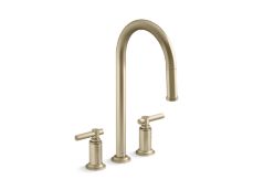 Central Park West® Pulldown Widespread Faucet, Arch Spout, Lever Handles