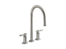 Central Park West® Pulldown Widespread Faucet, Arch Spout, Lever Handles