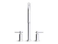 Pulldown Widespread Faucet, Arch Spout, Lever Handles 2 2