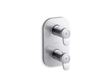 Aileron™ Stacked 1-Outlet Thermostatic Trim, Lever Handle