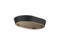 Bandeau™ Rain Showerhead, Black Argile™ Band