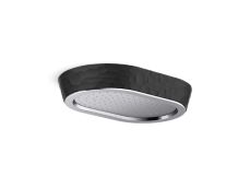 Bandeau™ Rain Showerhead, Black Argile™ Band