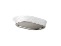 Rain Showerhead, White Argile™ band 0 0