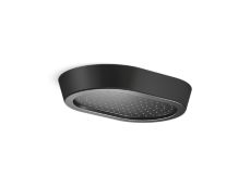 Bandeau™ Rain Showerhead, Black Argile™ band