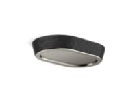 Rain Showerhead, Black Argile™ band 0 0
