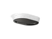 Rain Showerhead, White Argile™ band 0 0