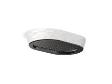 Bandeau™ Rain Showerhead, White Argile™ Band