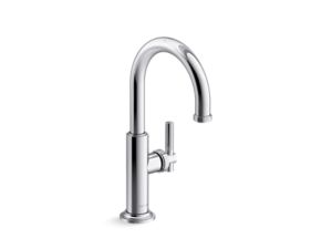 Bar Faucet, Arch Spout, Lever Handle
