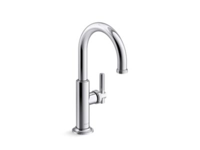 Bar Faucet, Arch Spout, Lever Handle