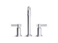 Swing Spout Widespread Faucet, Tall Spout, Lever Handles 2 2