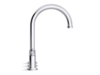 Swing Spout Widespread Faucet, Arch Spout, Lever Handles 3 3