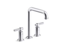 Swing Spout Widespread Faucet, Tall Spout, Lever Handles 1 1