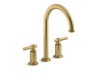 Swing Spout Widespread Faucet, Arch Spout, Lever Handles 0 0