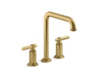 Swing Spout Widespread Faucet, Tall Spout, Lever Handles 0 0
