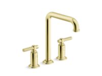 Swing Spout Widespread Faucet, Tall Spout, Lever Handles 0 0