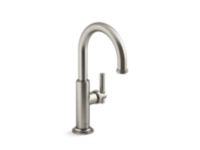 Bar Faucet, Arch Spout, Lever Handle 0 0