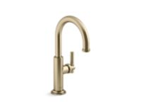 Bar Faucet, Arch Spout, Lever Handle 0 0