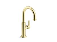 Bar Faucet, Arch Spout, Lever Handle 0 0