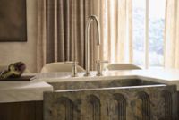 Pulldown Widespread Faucet, Arch Spout, Lever Handles 7 7