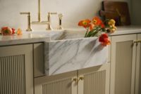 24" Apron Front Butler Sink 1 1
