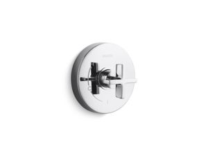 Pressure balance trim, cross handle