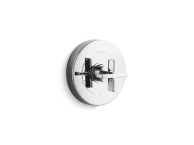 Pressure balance trim, cross handle