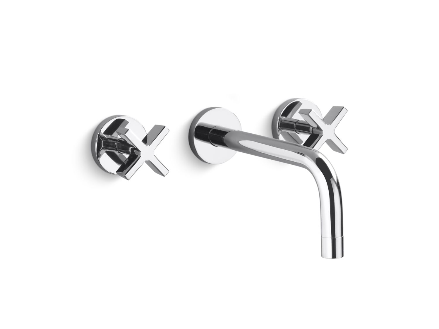 One WallMount Sink Faucet, Cross Handles P24410CR Faucets