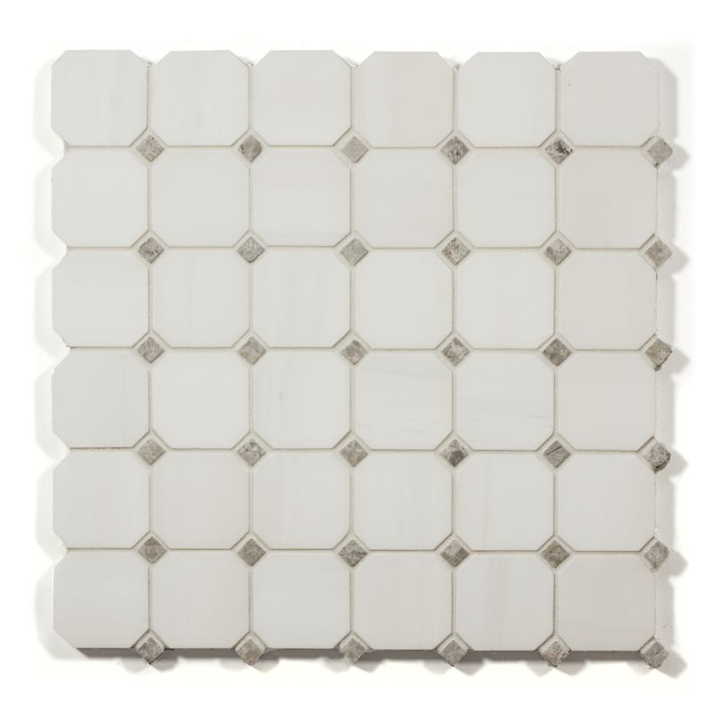 Octagon mosaic in honed finish