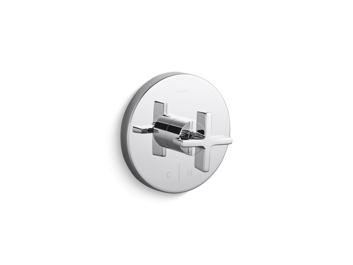 One Thermostatic Trim, Cross Handle