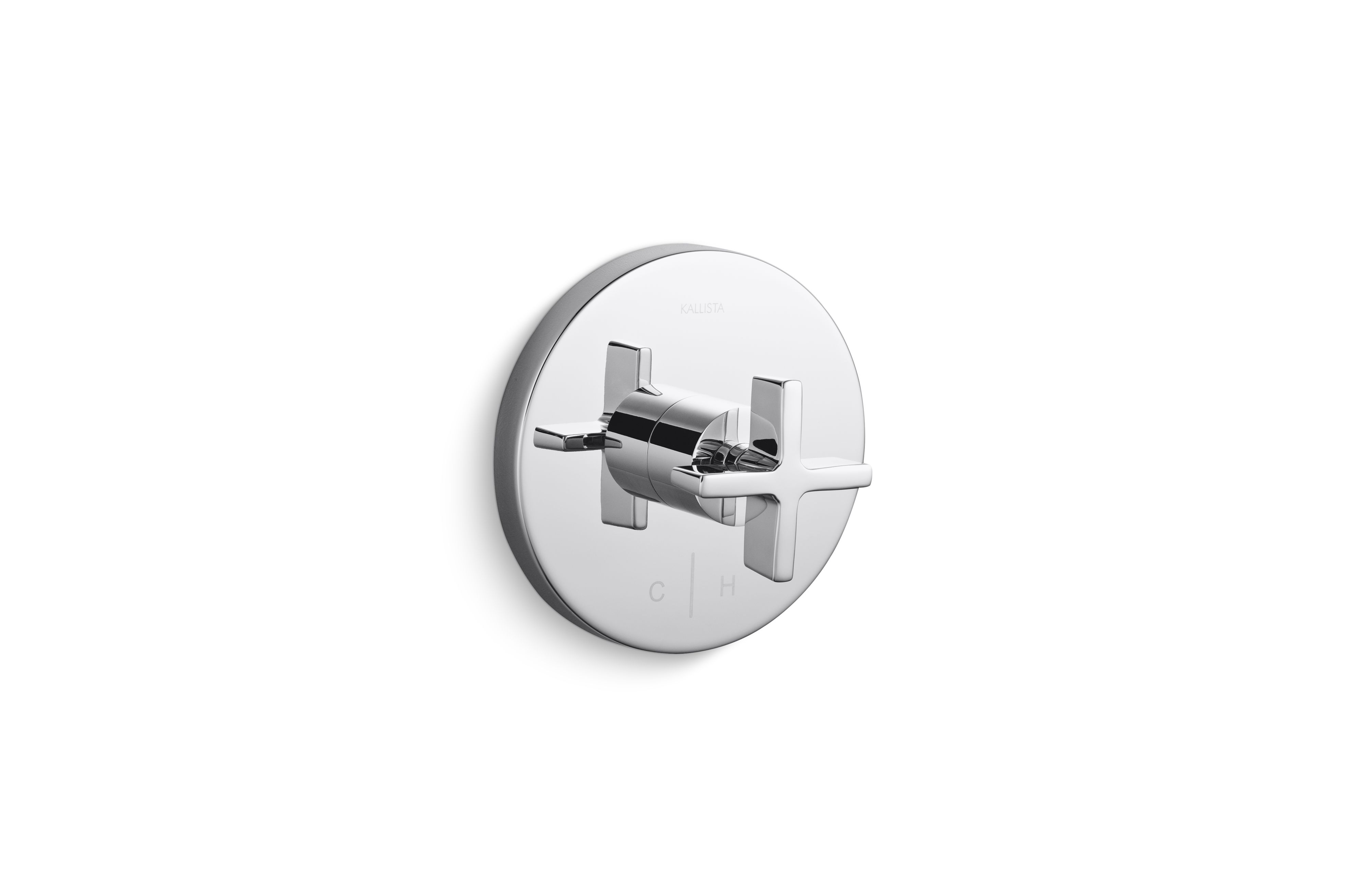One™ — Thermostatic trim, cross handle