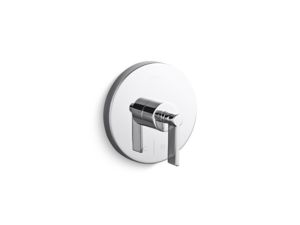 Thermostatic trim, lever handle