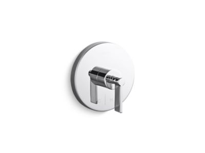 Thermostatic trim, lever handle