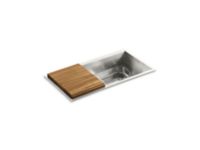 33" Stainless Steel Kitchen Sink with Standard Accessories 0