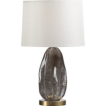 McGuire Furniture: Robert Kuo Starfruit Crystal Table Lamp: No. RKL-35