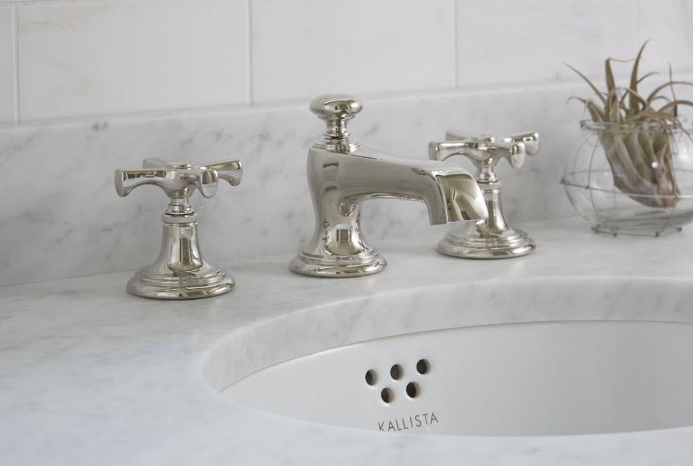 Bellis Traditional Sink Faucet, Cross Handles | P24600-CR | Faucets ...