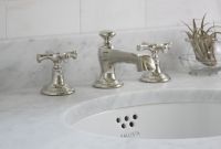 Sink Faucet, Traditional Spout, Cross Handles 6