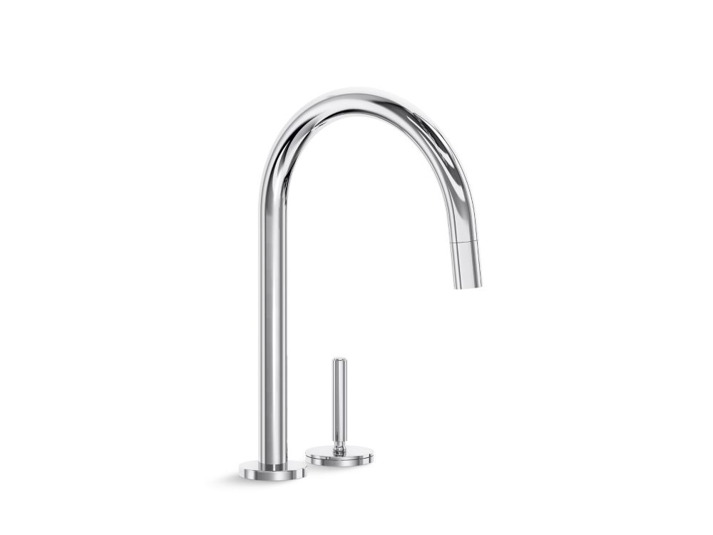 P24600CRULB by Kallista - Sink Faucet, Traditional Spout, Cross