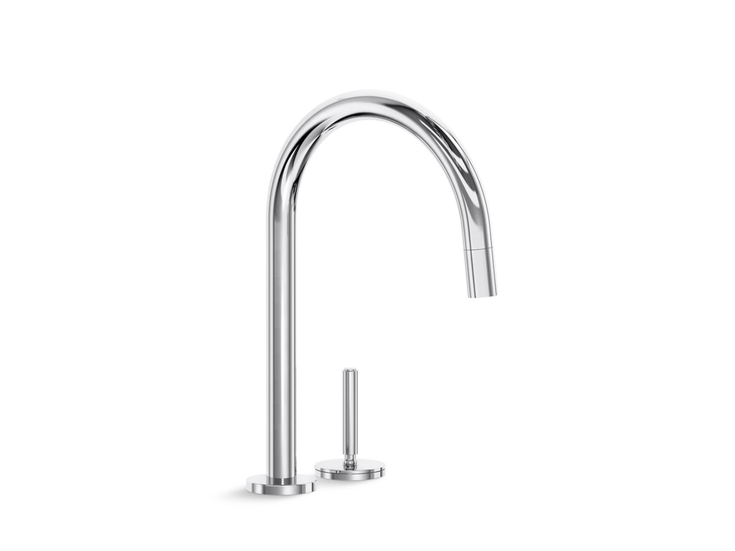 One Pull-Down Kitchen Faucet