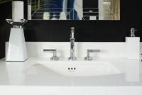 Sink Faucet, Tall Spout, Lever Handles 5