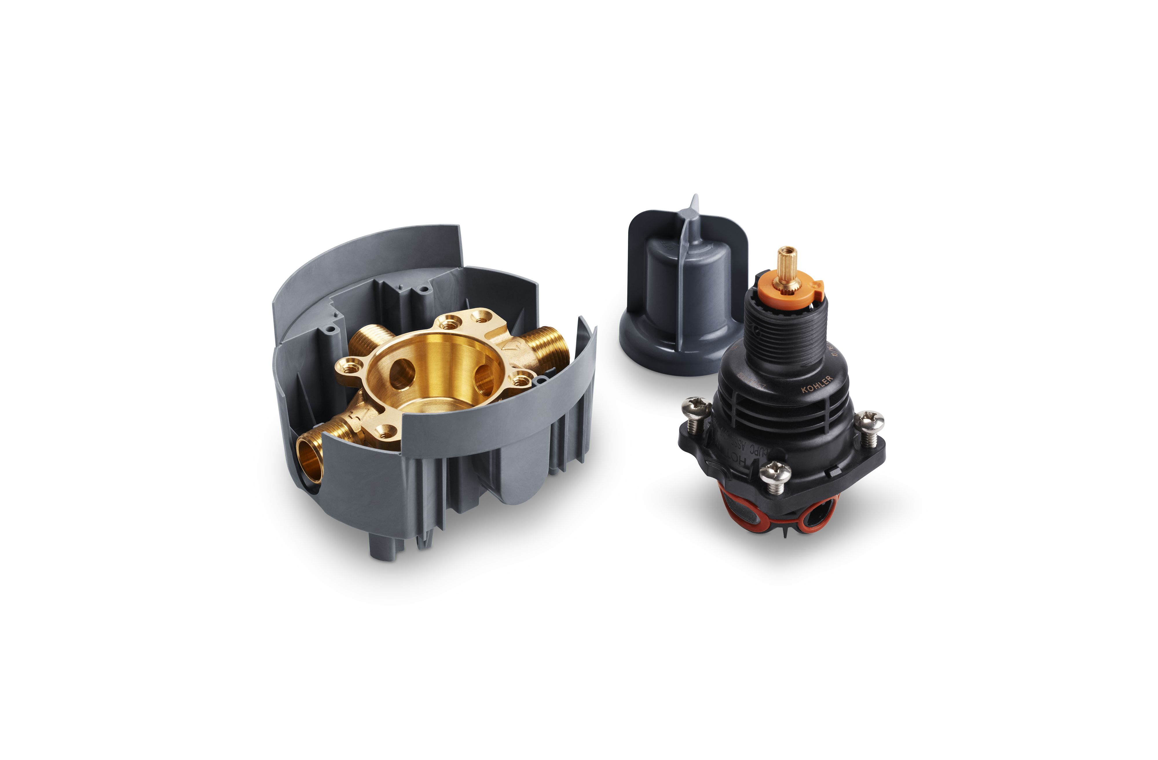 Foundations — Thermostatic rough-in with integrated volume control