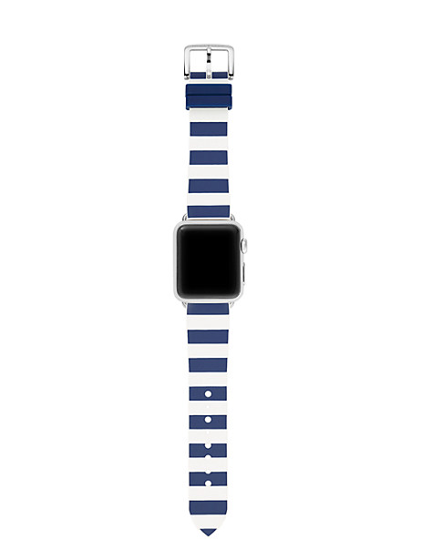 KATE SPADE silicone stripe apple watch® strap,796483391604