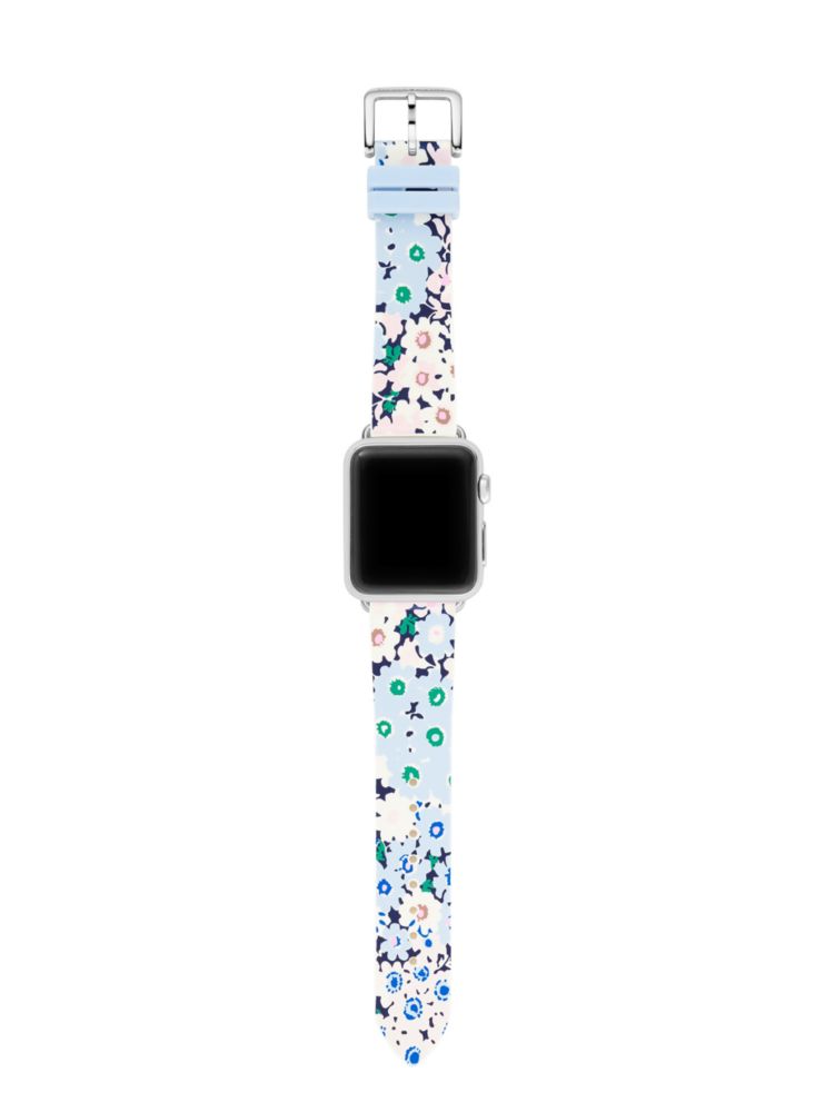 Kate Spade Floral Silicone Apple Watch® Strap In Neutral