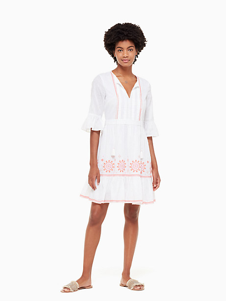 KATE SPADE MOSAIC EMBROIDERED DRESS,716454382097