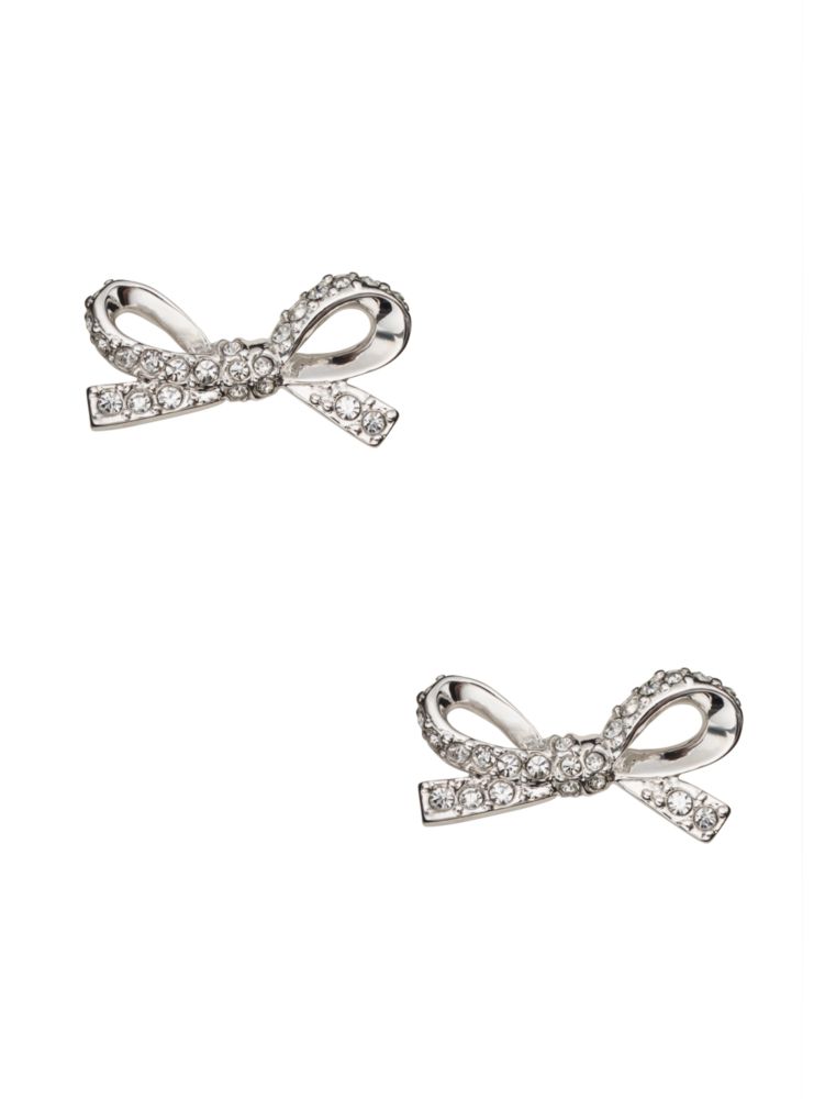 Kate Spade Skinny Mini Pave Bow Studs