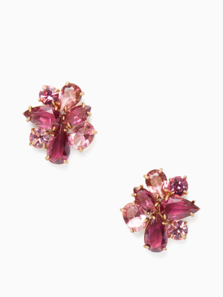 Cluster stud earrings