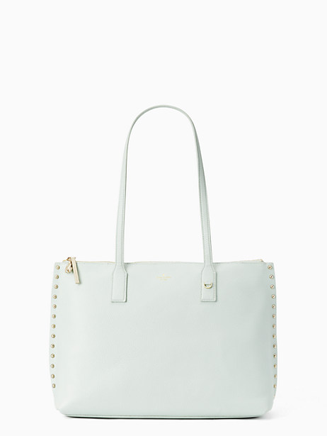 KATE SPADE ON PURPOSE STUDDED LEATHER TOTE,098687188227