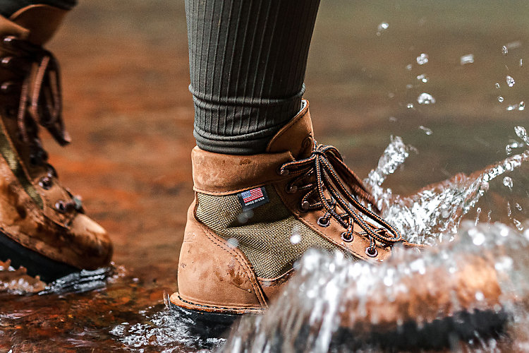 Leather boot shop waterproofing products