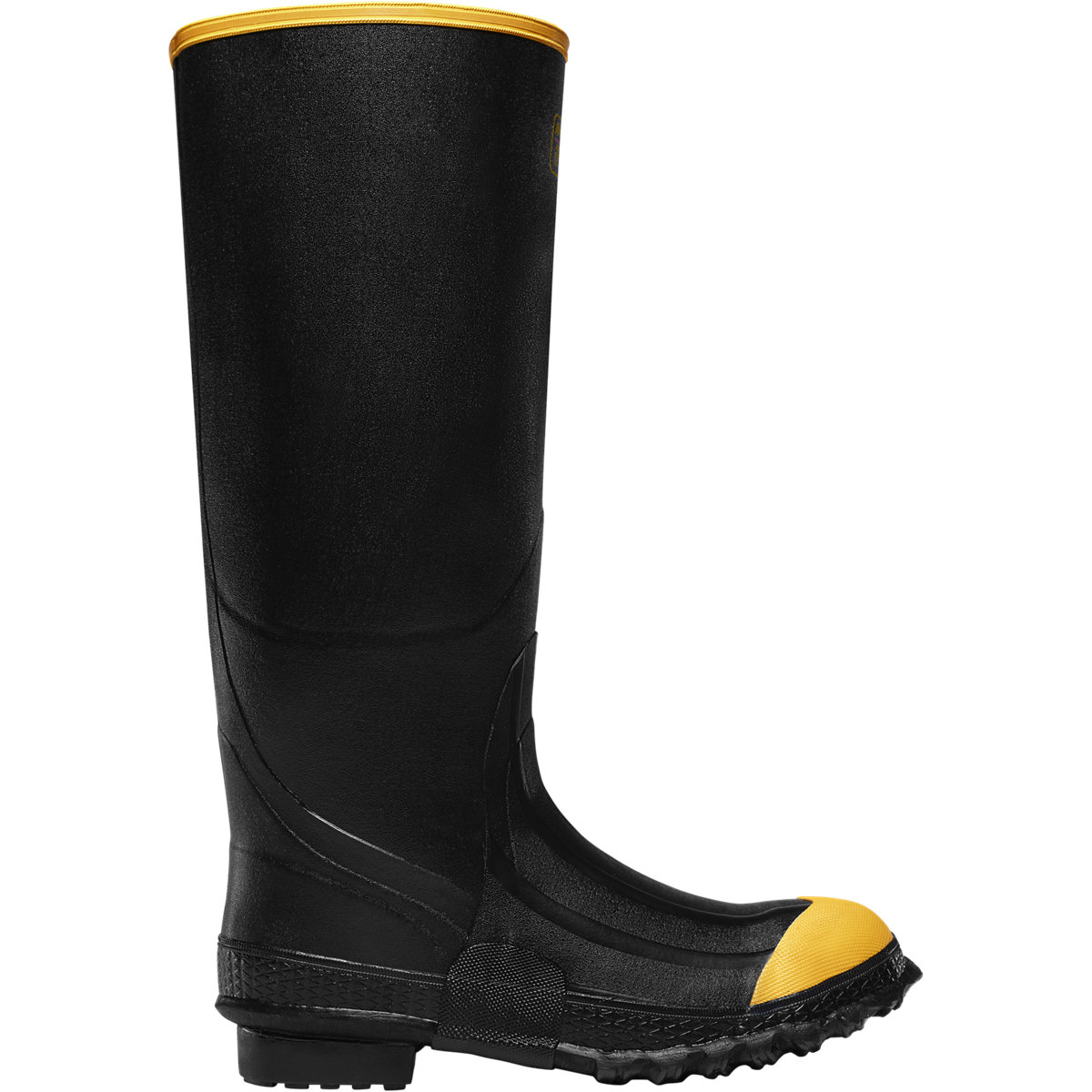 Safety rubber shop boots steel toe