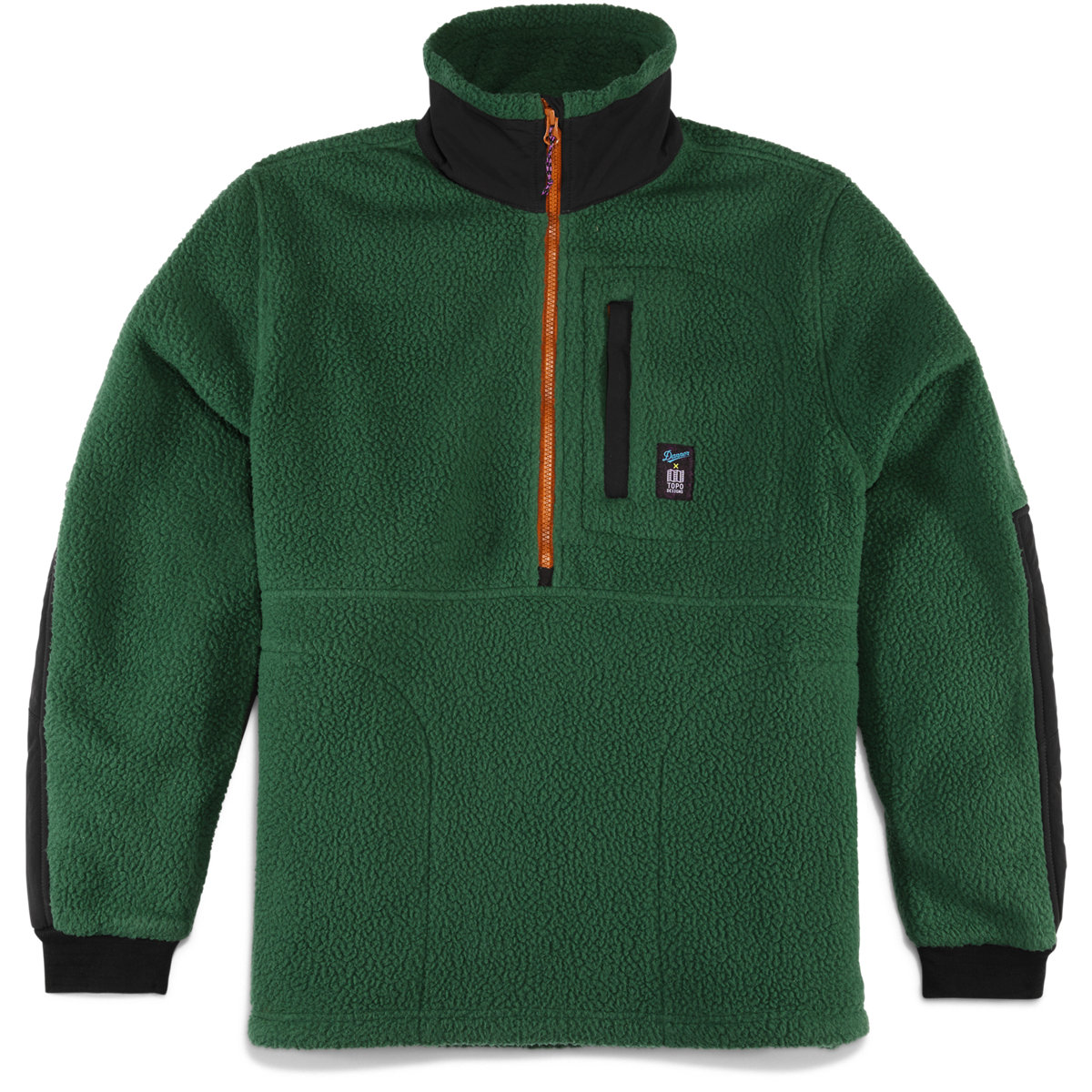 Green fleece outlet pullover