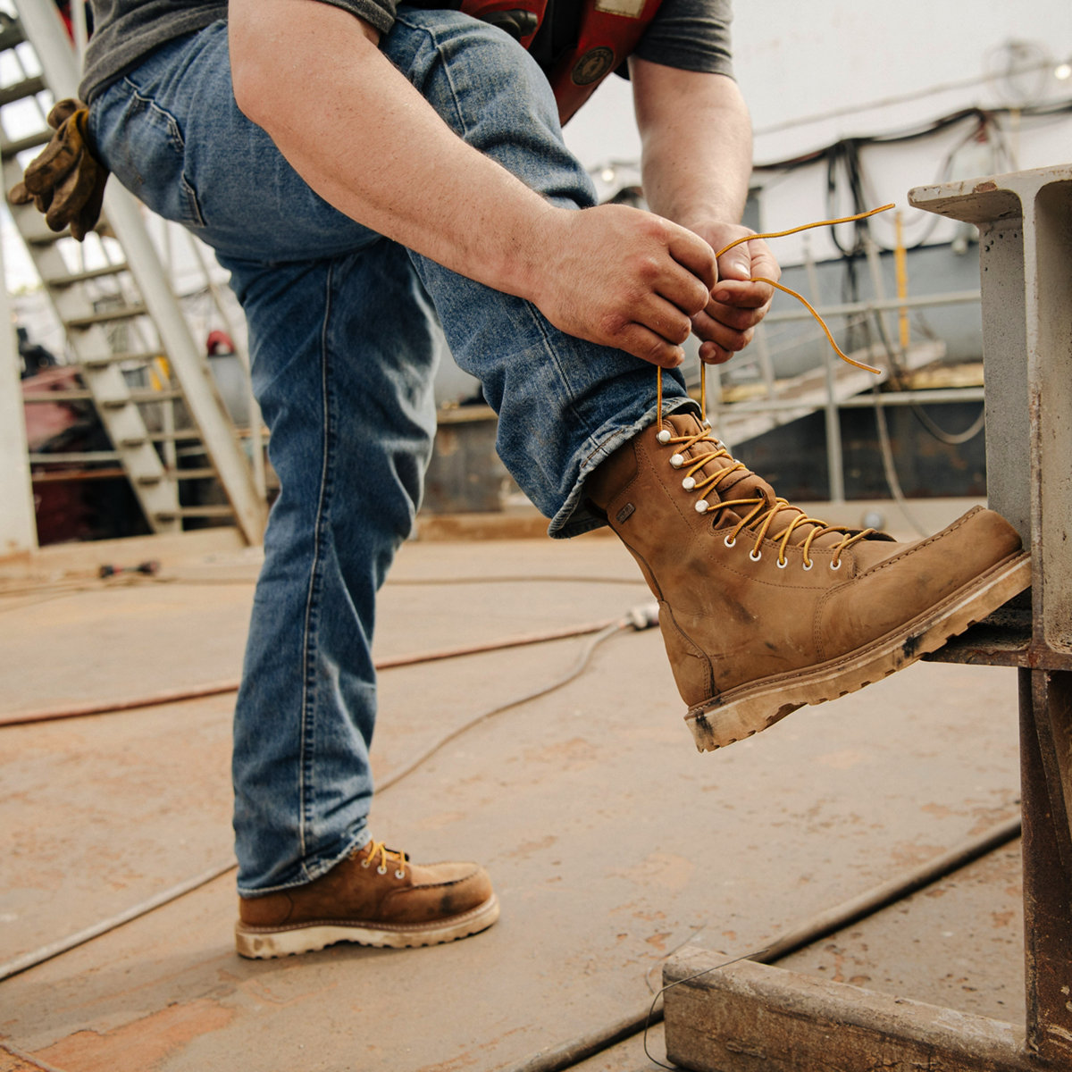 Danner Cedar River 8 Brown Aluminum Toe